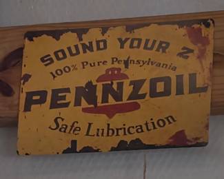 Pennzoil Metal Sign