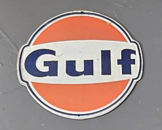 Gulf Metal Sign