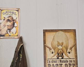 Camel - Back Off - Louder Metal Signs