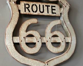 Route 66 Metal Sign
