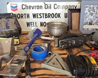 Chevron Sign - Garage Misc
