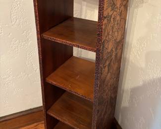 Vintage hand carved shelf