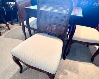 Card table w/4 chairs - top flips open for a bigger table