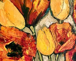 1 of 3 Shotola oil paintings