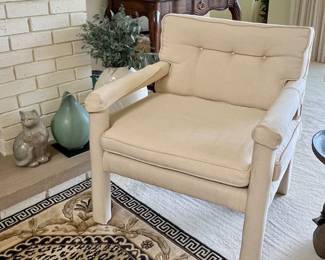 Matching Mid Century Baughman Parson's chairs
