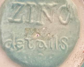 Vtg. Zina details pottery