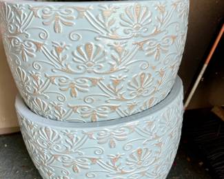 Matching planters