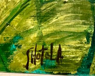1 of 3 Shotola oil paintings