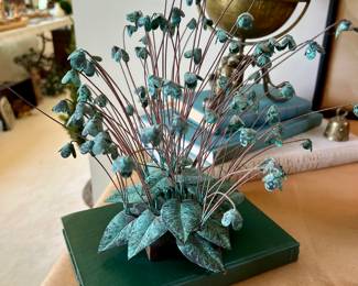 Mid Century Enamel flower