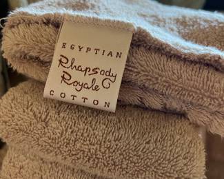 Egyptian cotton towels