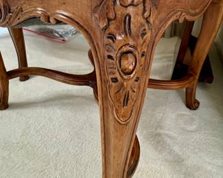close up - 1 of 6 Cane back dining room chairs