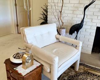 Matching Mid Century Baughman Parson's chairs