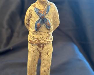 VTG Wooden Navy Sailor Mate Figurine