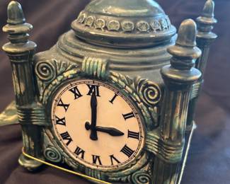 Marshall Fields Clock Candy Jar