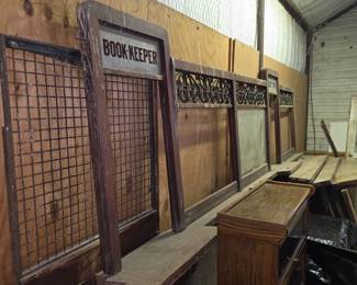 Old Zephyr Bank Tellers Wall