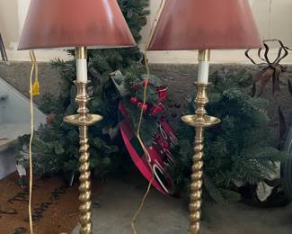 Brass lamps