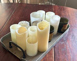 Candles
Tray