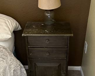 Nightstand and lamp