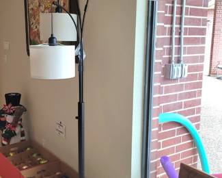 Three head floor lamp