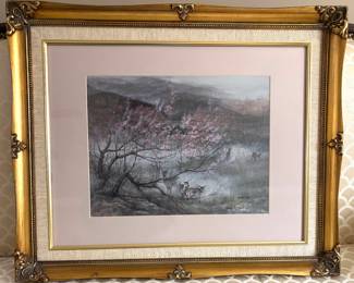 "Springtime at Cade's Cove" # 839/950 Larry K. Martin