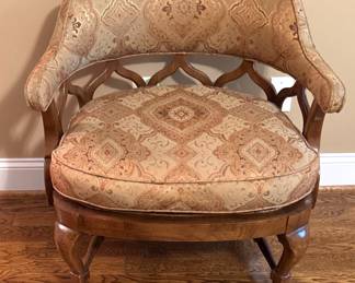 Sculptural Curved Chair