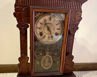 Antique Gilbert Oak clock