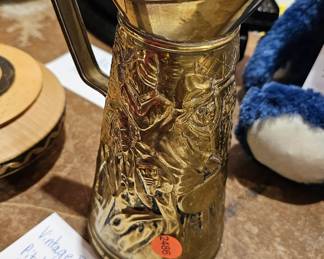 VINTAGE BRASS PITCHER