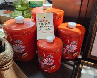 VINTAGE CANISTER SET