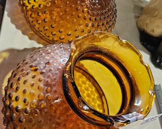 AMBER GLASS LIGHT SHADES