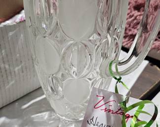 GLASS PITCHER