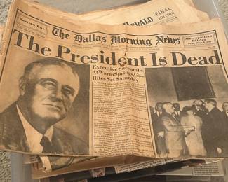 Vintage History Newspapers