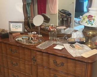 Dresser with mirror