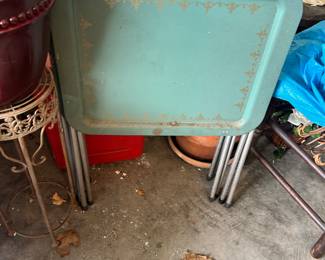 Metal TV trays