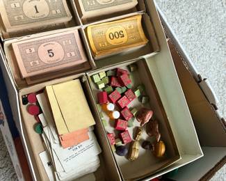 Wood Monopoly Pieces