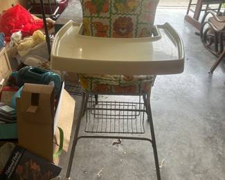Vintage high chair