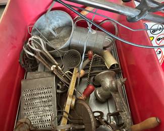 Vintage cooking supplies