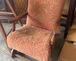 Vintage child’s upholstered chair
