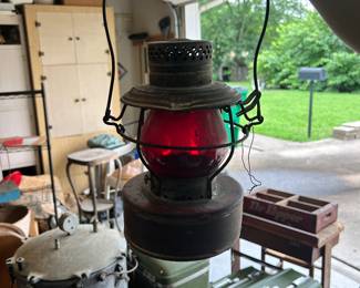 Train Lanterns - Red