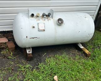 Large outdoor Propane Tank