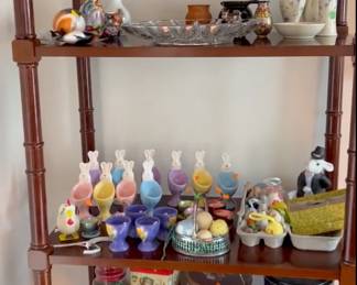 Easter Collection and More. 5-shelf unit.