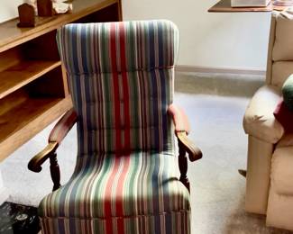 Perfectly comfortable rocker. Loved by owner. Rocked her babies.