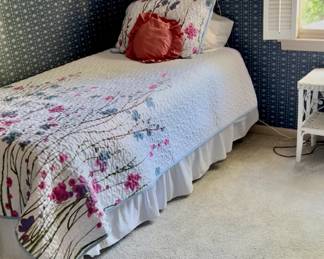 Beautiful coverlets and blankets. Twin