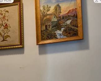 Art work on the walls