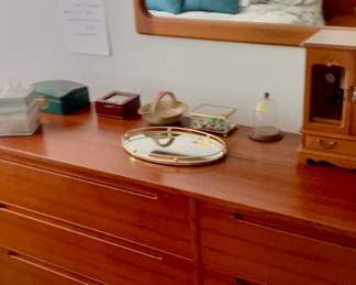 MCM -style / Danish-style Mirror and Dresser
