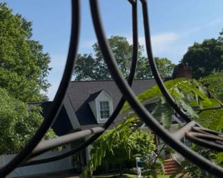 iron/metal walkway-Arbor