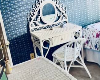 White wicker