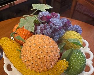 Beaded Fruit Decor
