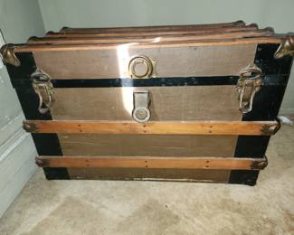 Vintage travel trunk