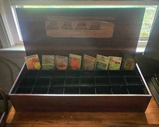 Vintage Seed display box