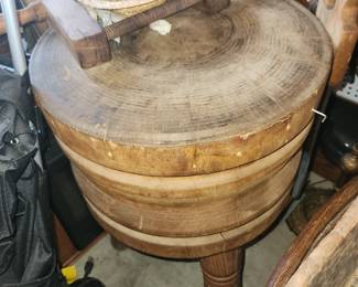 Round Butchers block